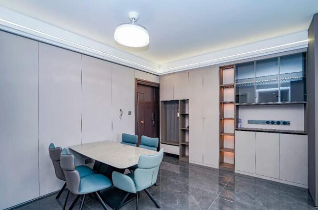 98㎡簡約三居，低調(diào)沉穩(wěn)之中不失優(yōu)雅與高級感